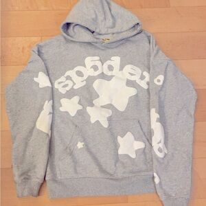 Sp5der Hoodie Beluga Grey